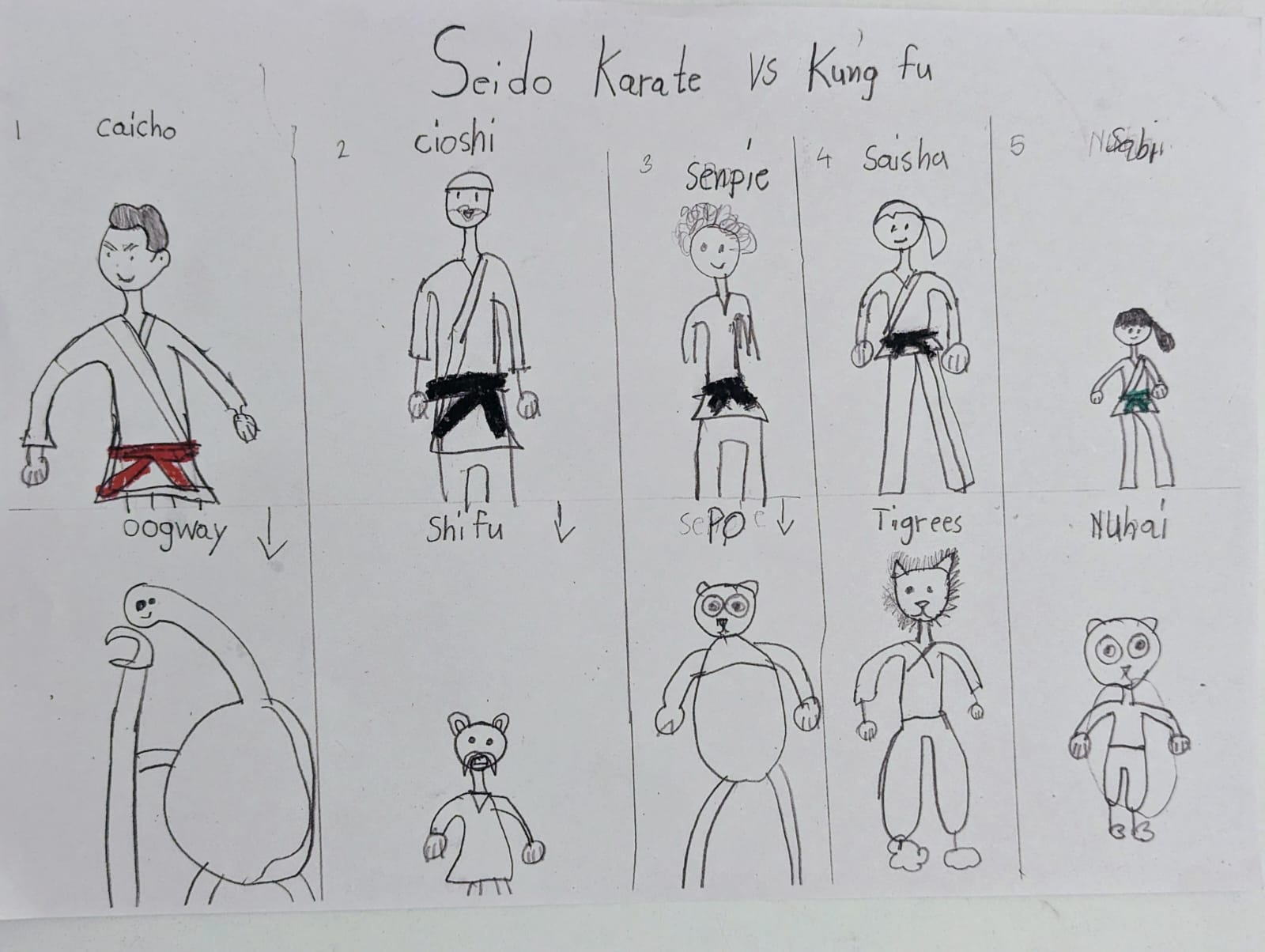 Kung Fu Panda versus Seido Karate